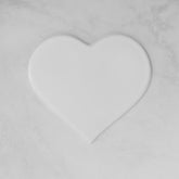 Placa Conmemorativa Cerámica con Foto, 17 cm de ancho – Porcelana en Forma de Corazón para Lápidas
